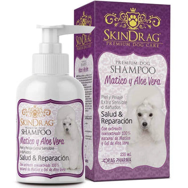Shampoo SkinDrag Matico y Aloe vera 250 mL